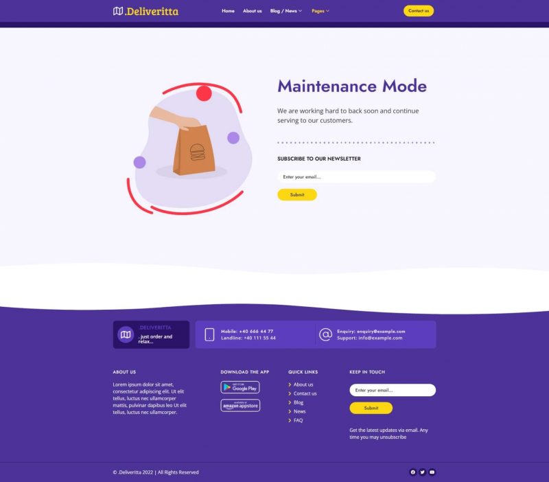 Maintenance